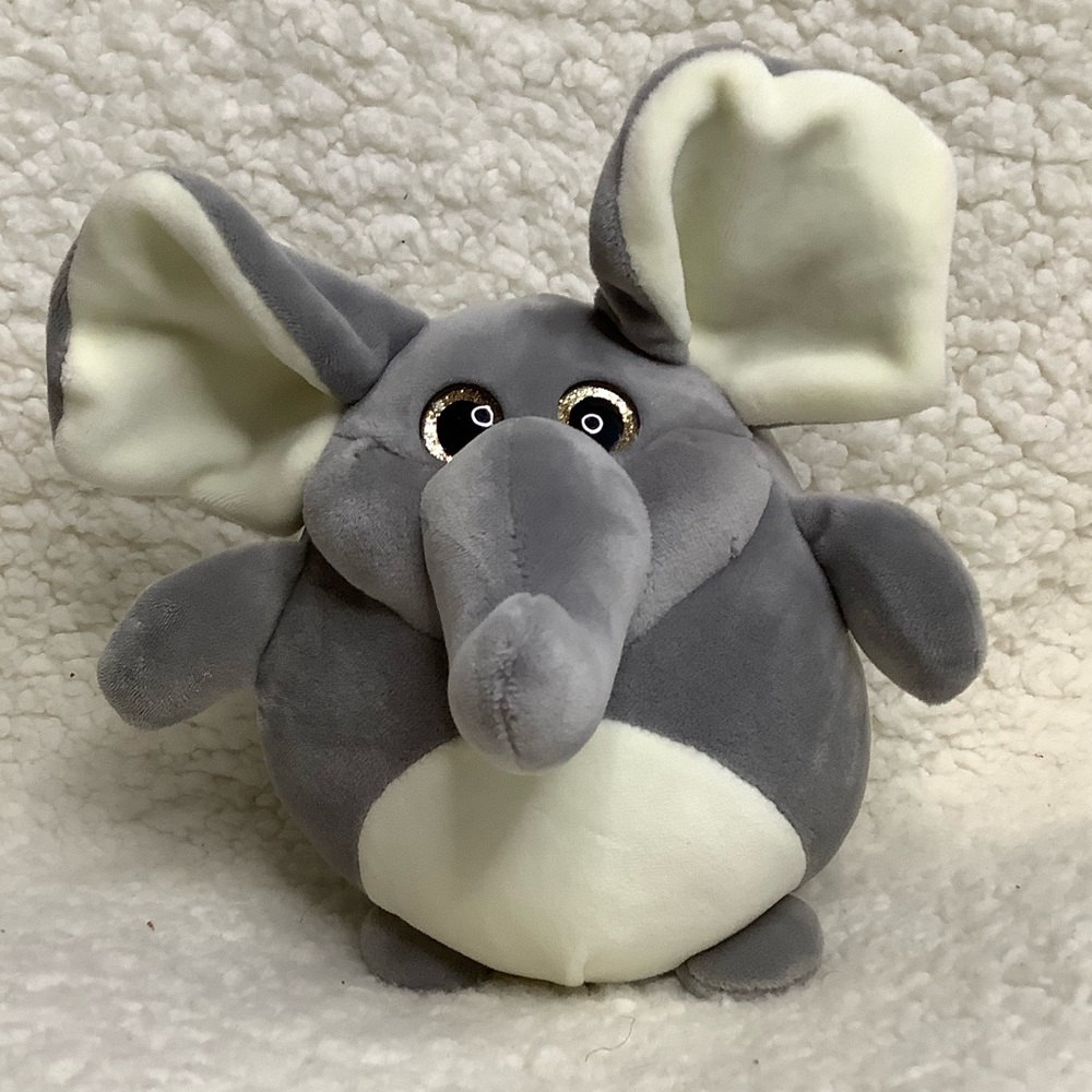 Toy Factory Smooshimals 6 inch Elephant Plush Stuffed Animal Toy